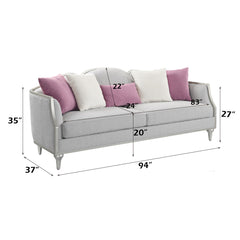 Kasa Champagne Chaise - Ornate Home