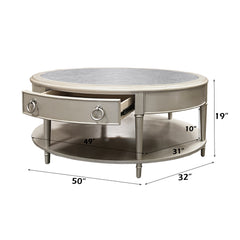 Kasa Champagne Coffee Table - Ornate Home