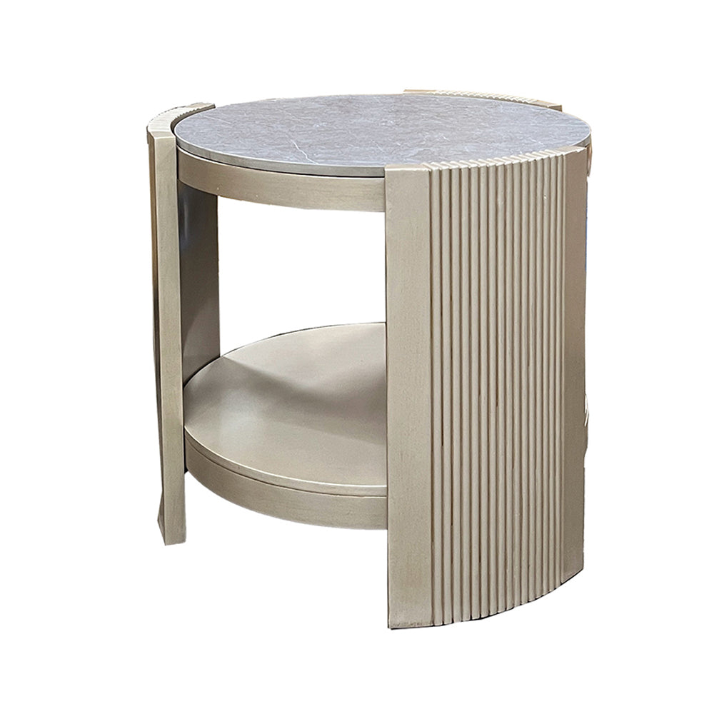 Kasa Champagne End Table - Ornate Home