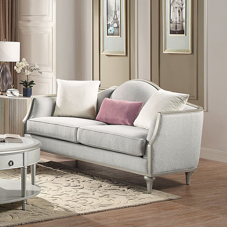 Kasa Champagne Loveseat - Ornate Home