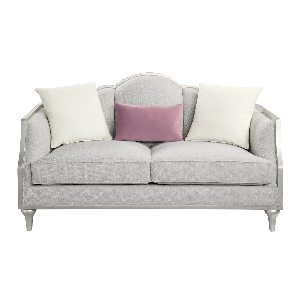 Kasa Champagne Loveseat - Ornate Home