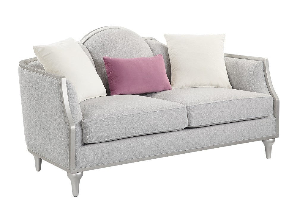 Kasa Champagne Loveseat - Ornate Home