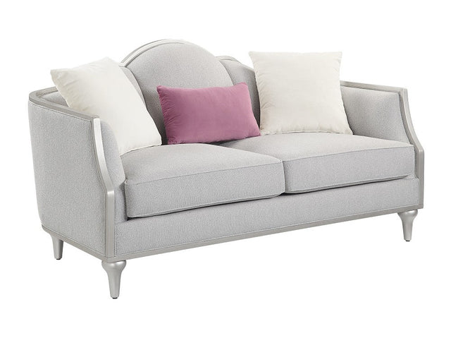 Kasa Champagne Loveseat - Ornate Home