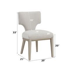 Kasa Champagne Side Chair (Set Of 2) - Ornate Home