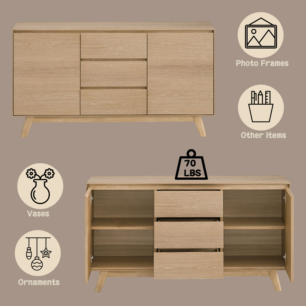 Kasem Oak Server - Ornate Home