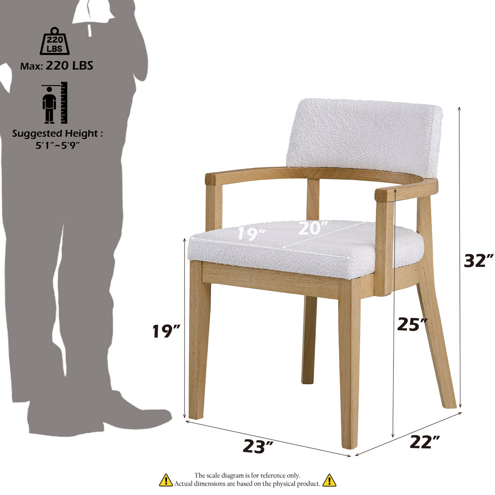 Kasem Oak Side Chair (Set Of 2) - Ornate Home