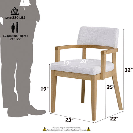 Kasem Oak Side Chair (Set Of 2) - Ornate Home