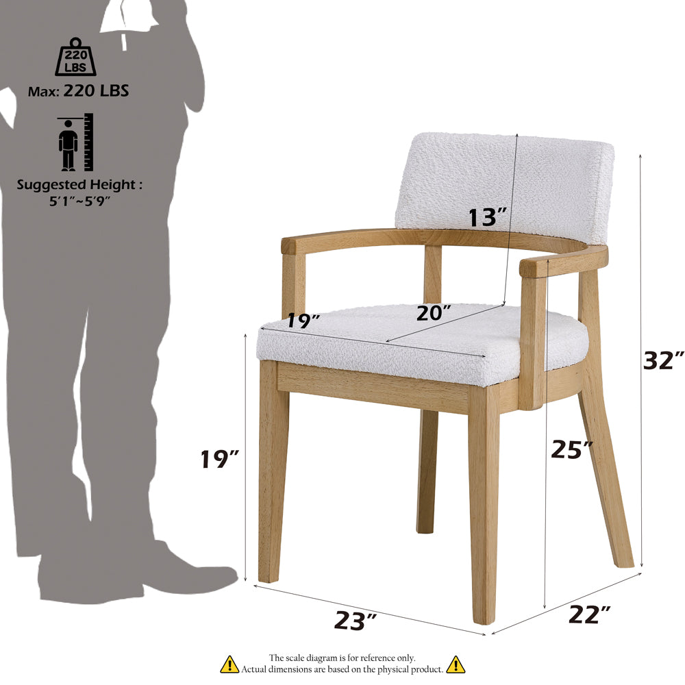 Kasem Oak Side Chair (Set Of 2) - Ornate Home