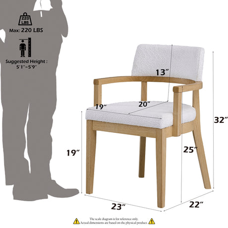 Kasem Oak Side Chair (Set Of 2) - Ornate Home