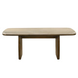 Kasha Natural Marble/Vintage Oak Dining Table - Ornate Home