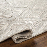 Kasib Beige Hand Woven Area Rug - Clearance - Ornate Home