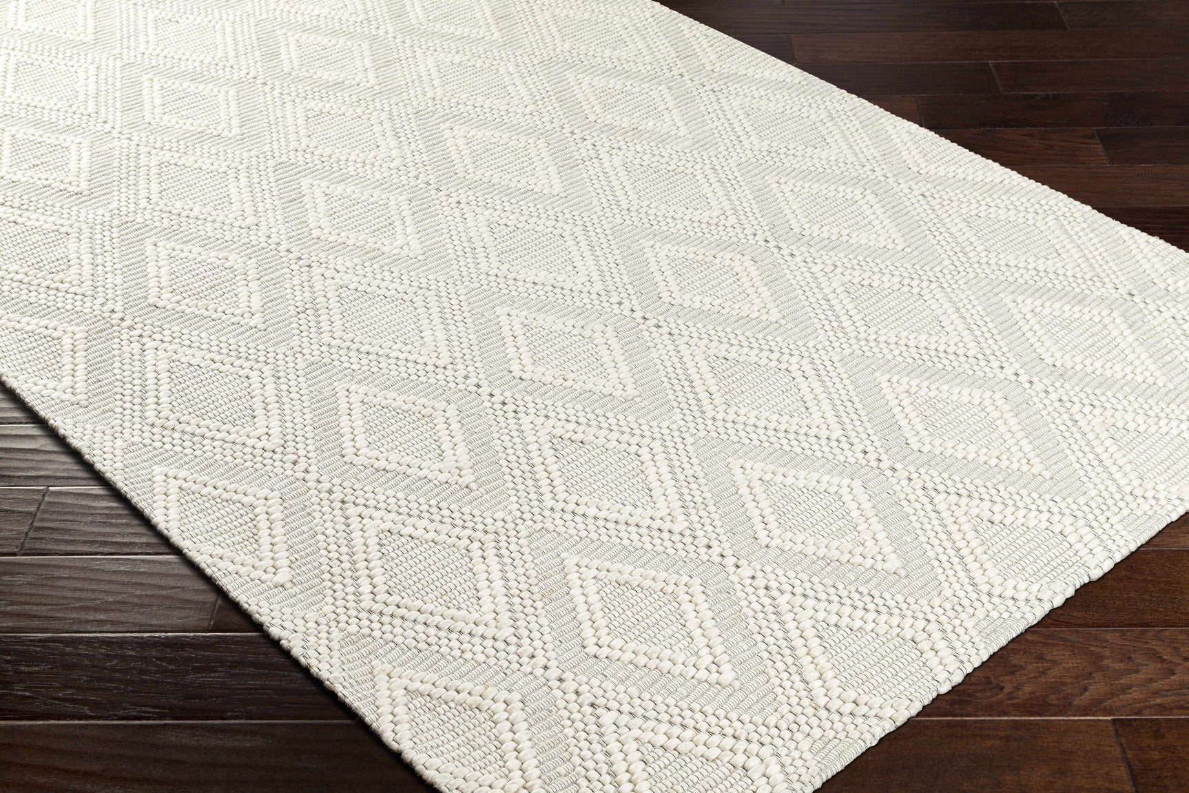 Kasib Cream Hand Woven Area Rug - Clearance - Ornate Home