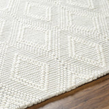Kasib Cream Hand Woven Area Rug - Clearance - Ornate Home