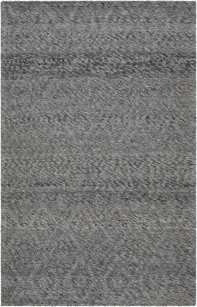 Kasib Dark Gray Hand Woven Area Rug - Clearance - Ornate Home