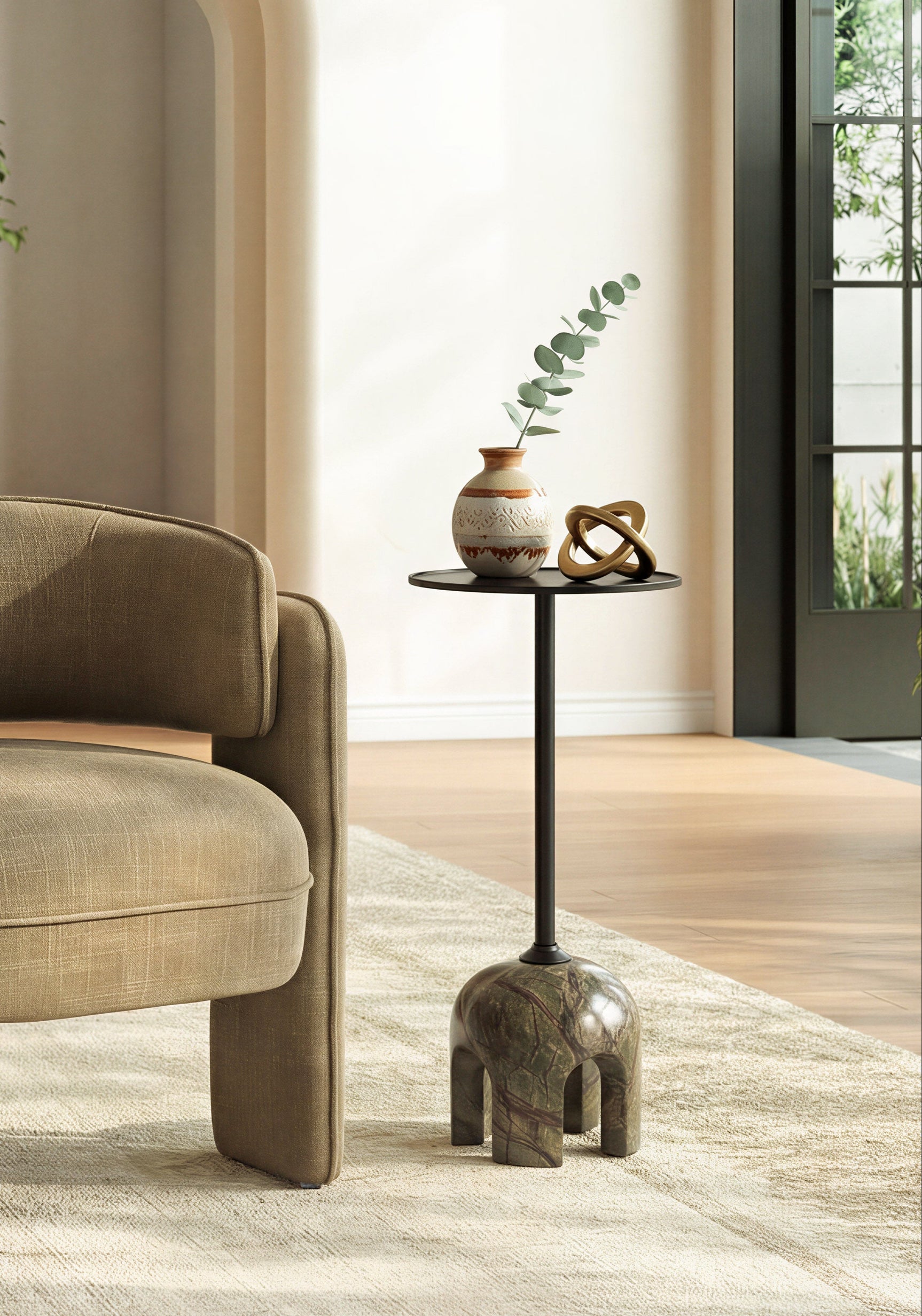 Kask Multicolor Side Table - Ornate Home