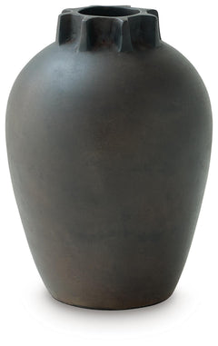 Kaslett Antique Black Vase - Ornate Home
