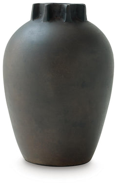 Kaslett Antique Black Vase - Ornate Home