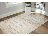 Kasney Cream/Brown Large Rug (Online Special Price) - Ornate Home