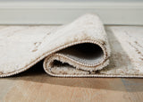 Kasney Cream/Brown Large Rug - Ornate Home