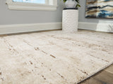 Kasney Cream/Brown Medium Rug - Ornate Home