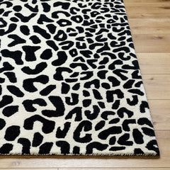 Kass Leopard Print Area Rug - Clearance - Ornate Home