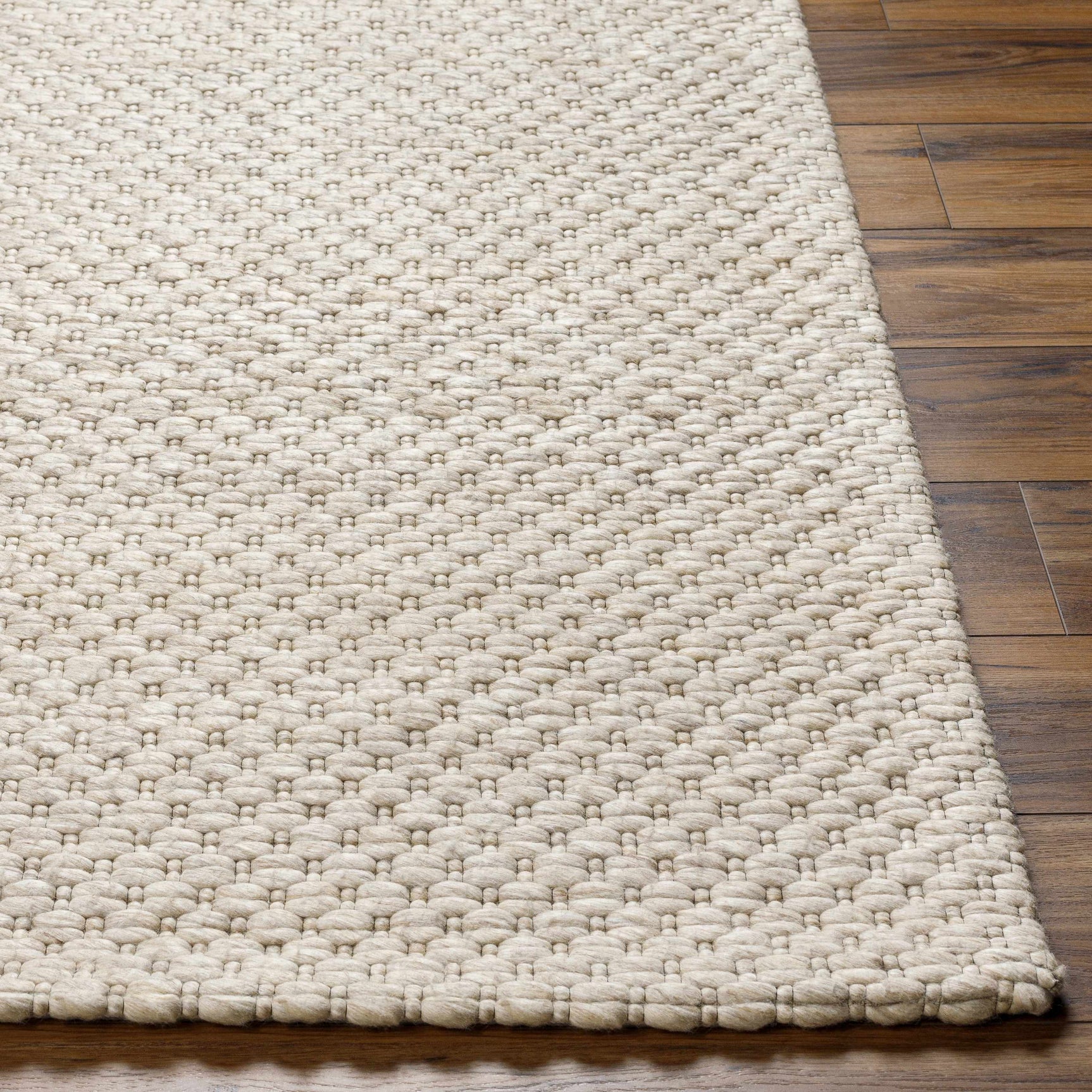 Kassa Beige Hand Woven Area Rug - Ornate Home