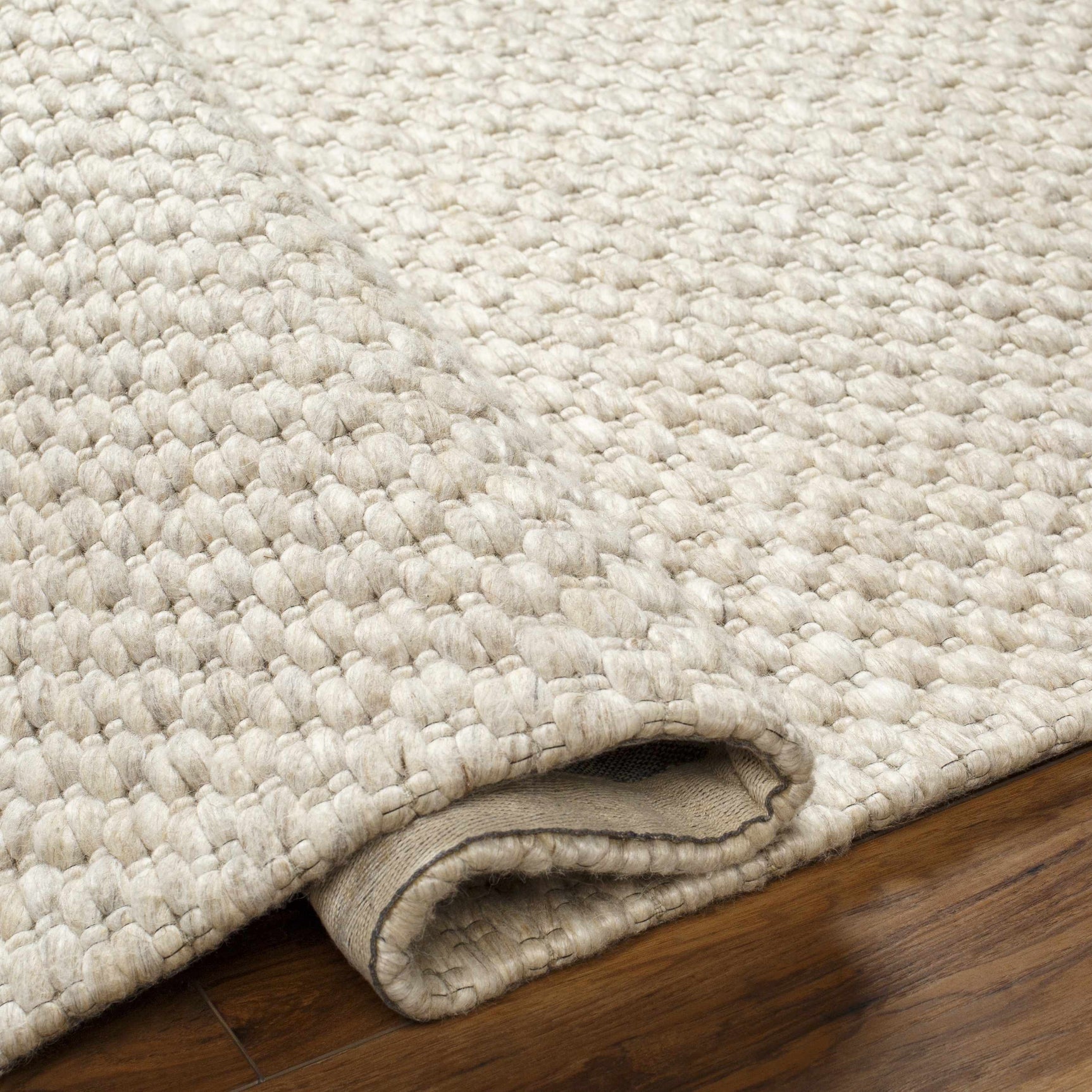 Kassa Beige Hand Woven Area Rug - Ornate Home