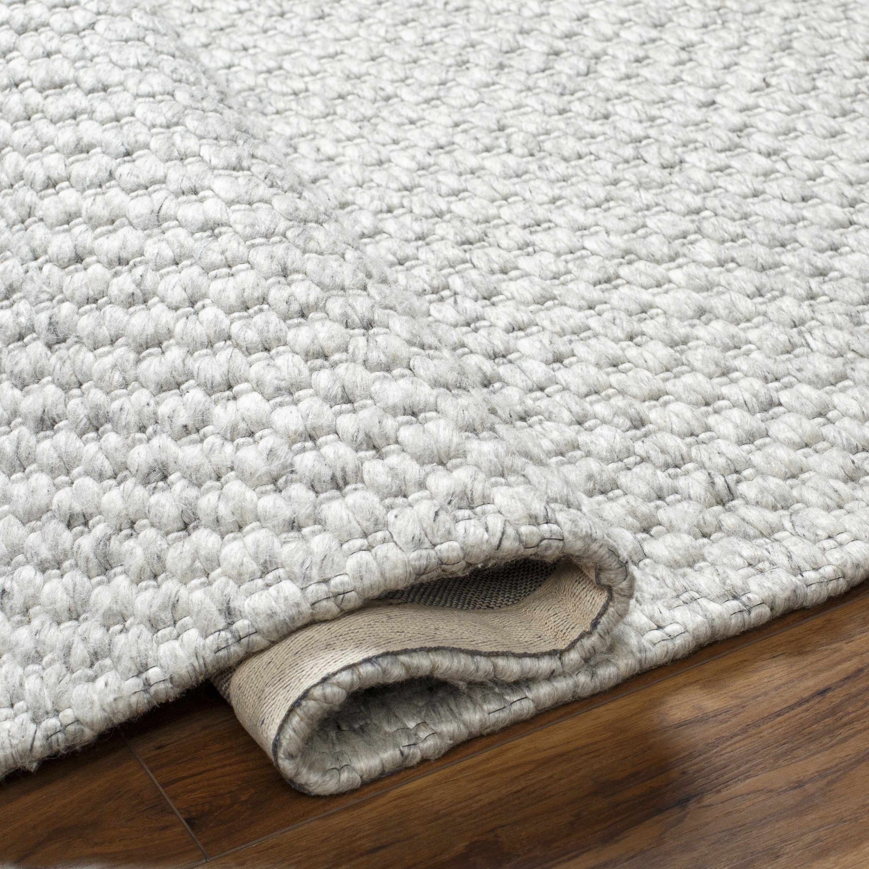 Kassa Gray Hand Woven Area Rug - Clearance - Ornate Home