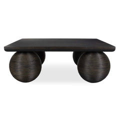 Kasson Black Sphere Leg Coffee Table - Ornate Home