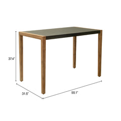 Kata Gray Counter Table - Ornate Home