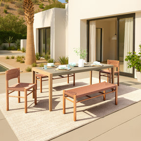 Kata Gray Dining Table - Ornate Home