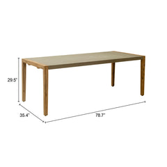 Kata Gray Dining Table - Ornate Home
