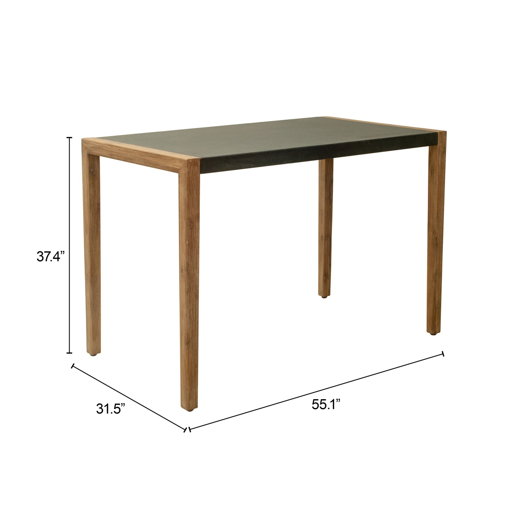 Kata Gray Outdoor Counter Table - Ornate Home