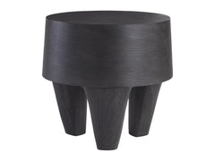 Katana Blackened Pine Side Table - Ornate Home
