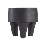 Katana Blackened Pine Side Table - Ornate Home