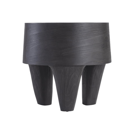 Katana Blackened Pine Side Table - Ornate Home