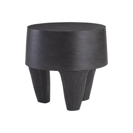 Katana Blackened Pine Side Table - Ornate Home