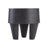 Katana Blackened Pine Side Table - Ornate Home