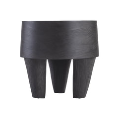 Katana Blackened Pine Side Table - Ornate Home