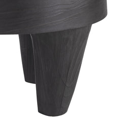 Katana Blackened Pine Side Table - Ornate Home