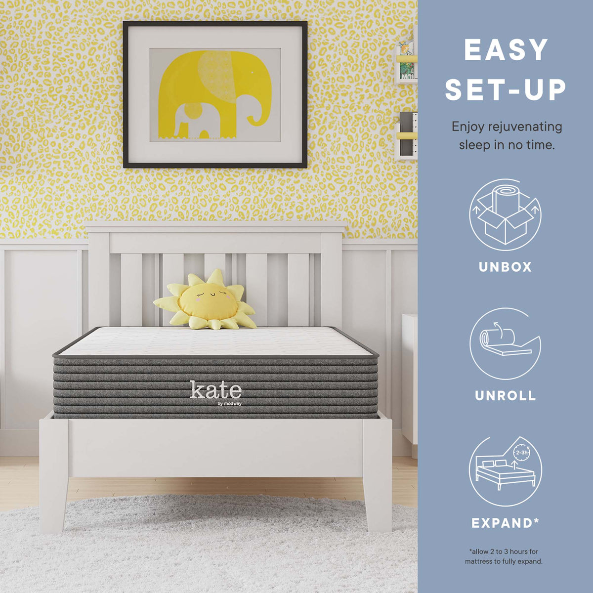Kate 8" Twin Mattress - Ornate Home