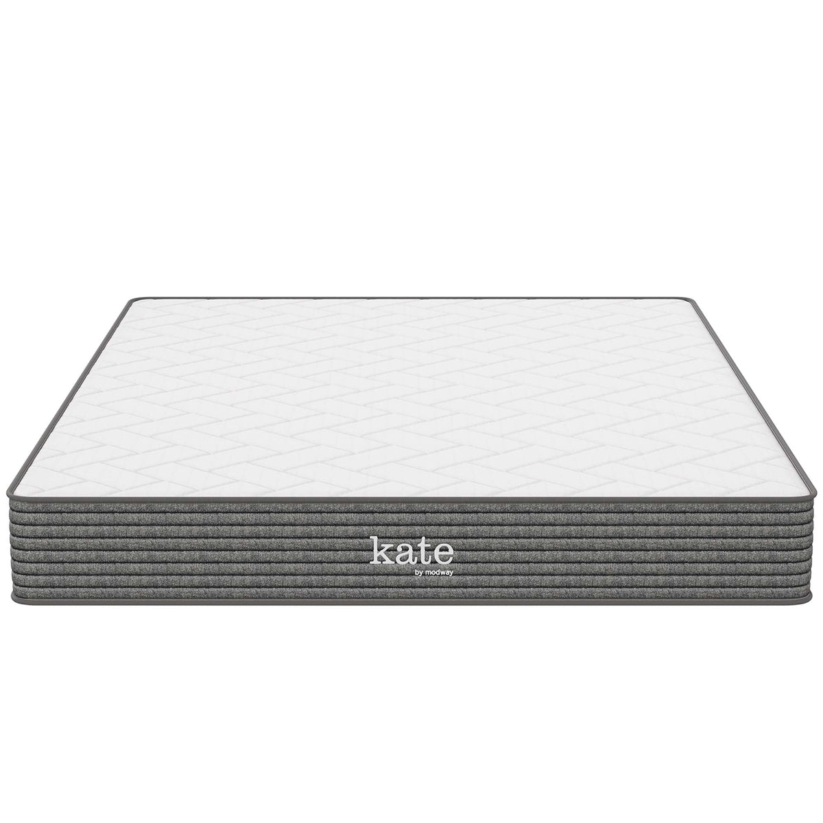 Kate White 8" Queen Mattress - Ornate Home