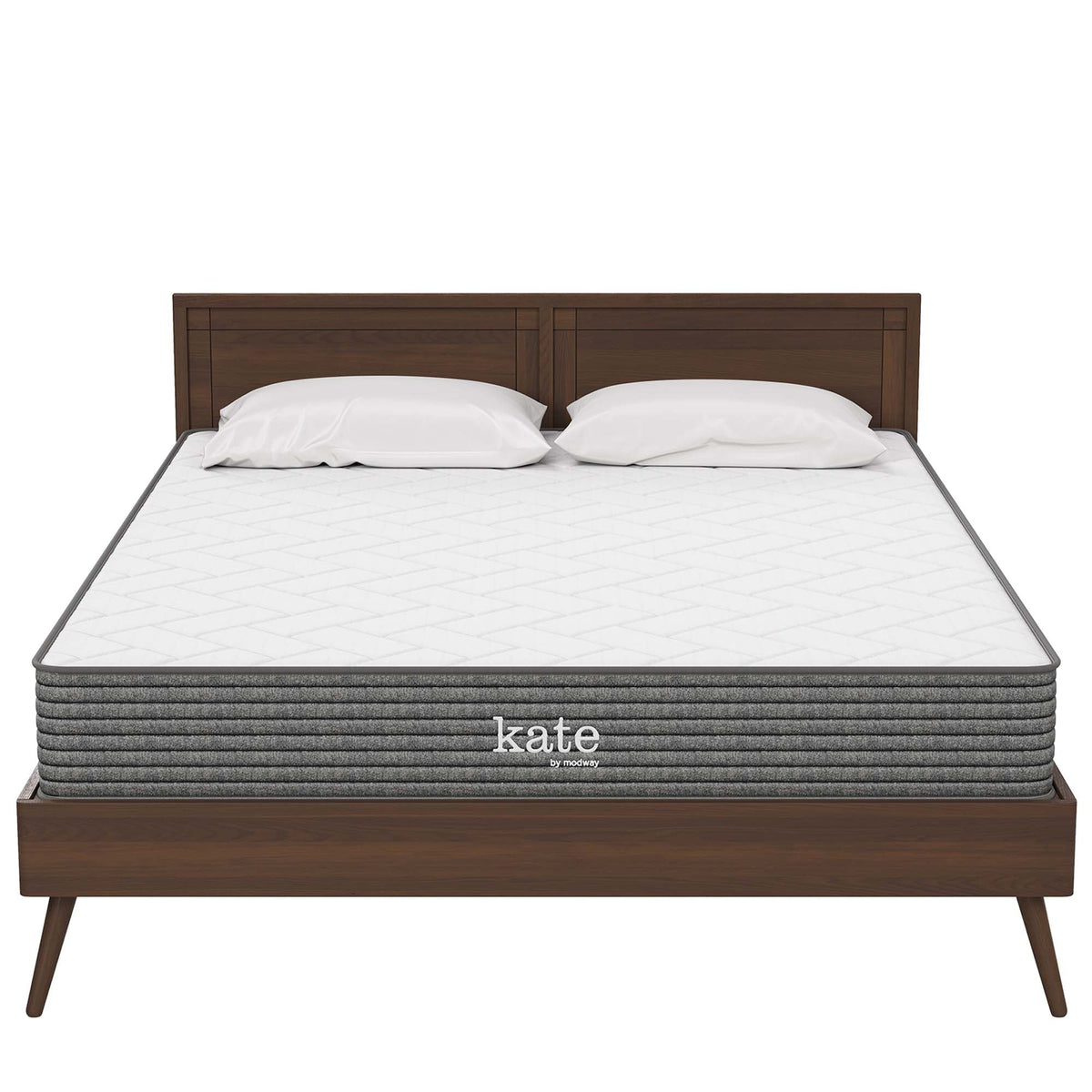 Kate White 8" Queen Mattress - Ornate Home