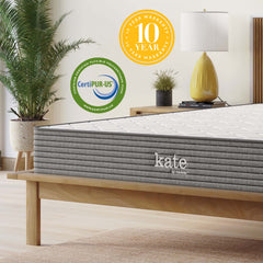 Kate White 8" Queen Mattress - Ornate Home