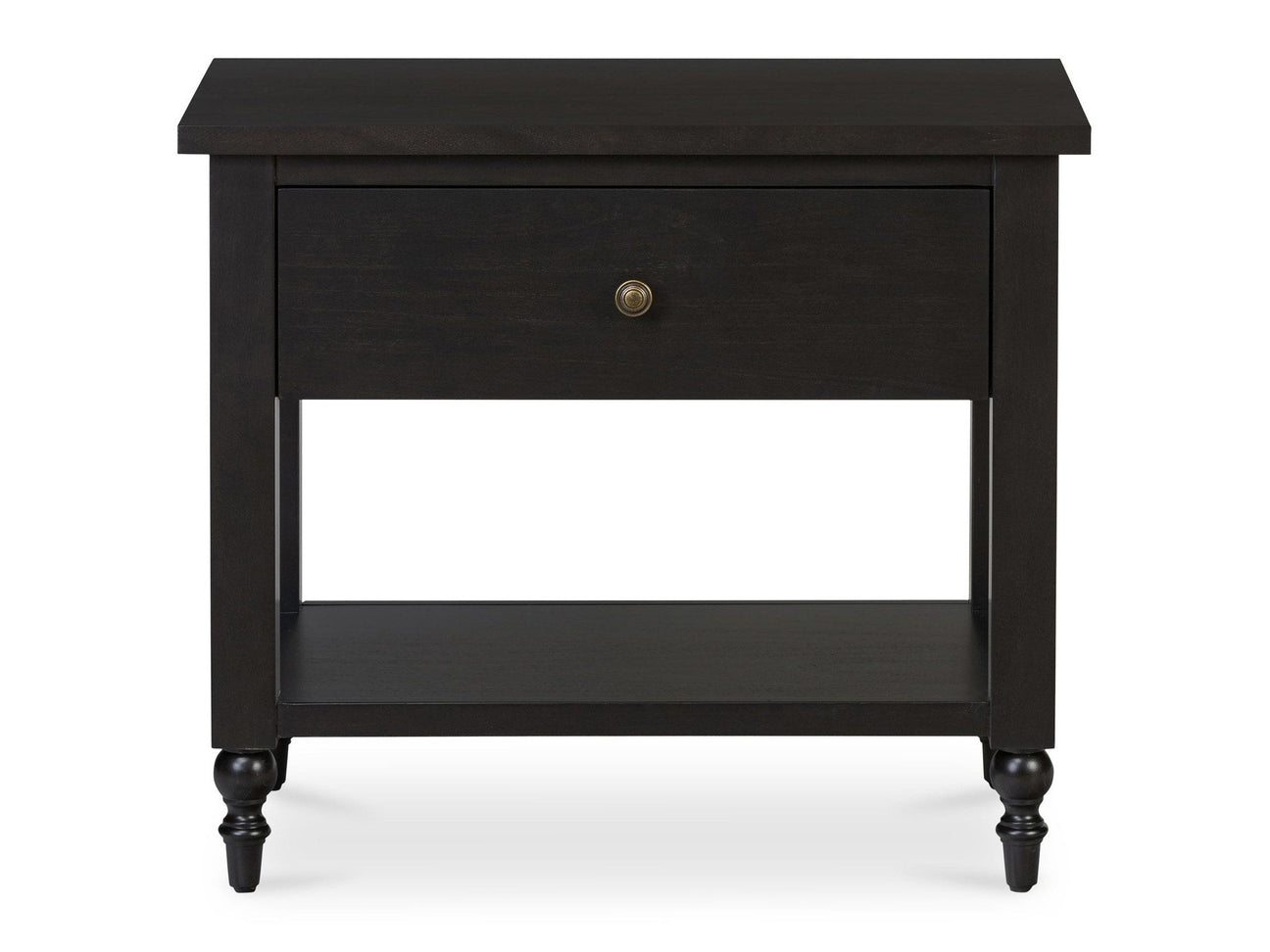 Katherine Black Nightstand - Ornate Home