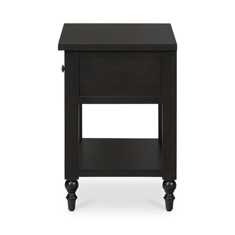 Katherine Black Nightstand - Ornate Home