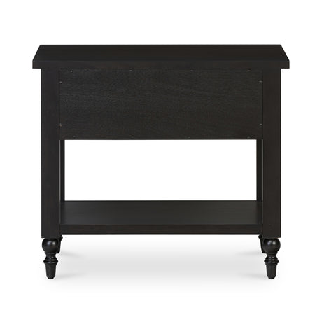 Katherine Black Nightstand - Ornate Home