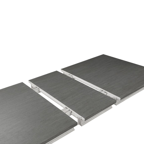 Katia Gray Dining Table W/Leaf - Ornate Home