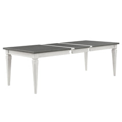Katia Gray Dining Table W/Leaf - Ornate Home