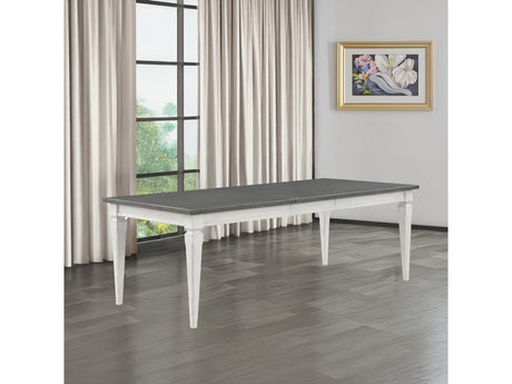 Katia Gray Dining Table W/Leaf - Ornate Home